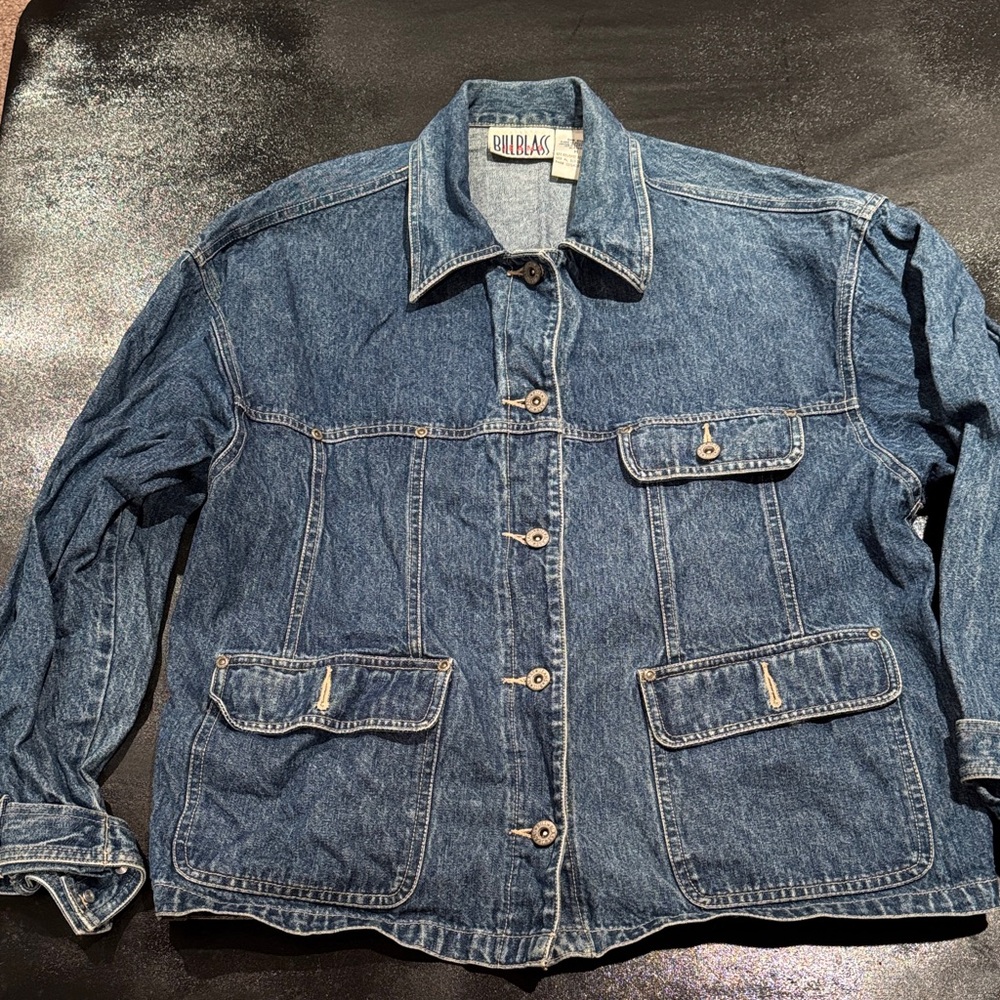 Vintage Bill Blass jean jacket sz medium